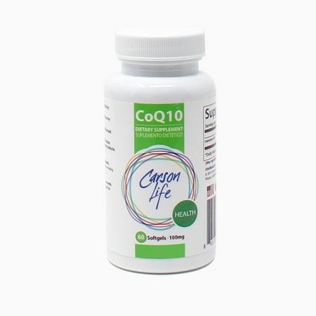 Carson Life Health CoQ10 Softgels, 100 mg, 60 count