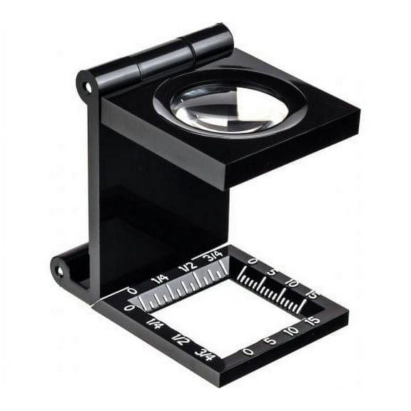 Carson LinenTest 6.5x20mm Metal Fold-Out Linen Test Magnifier.