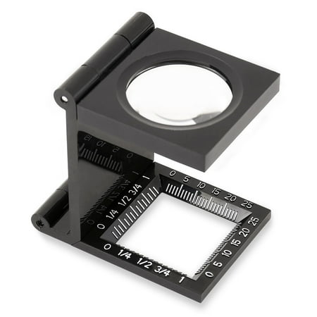 Carson LinenTest 5x30mm Magnifying Glass, Fold-Out Linen Tester Magnifier (LT-30)