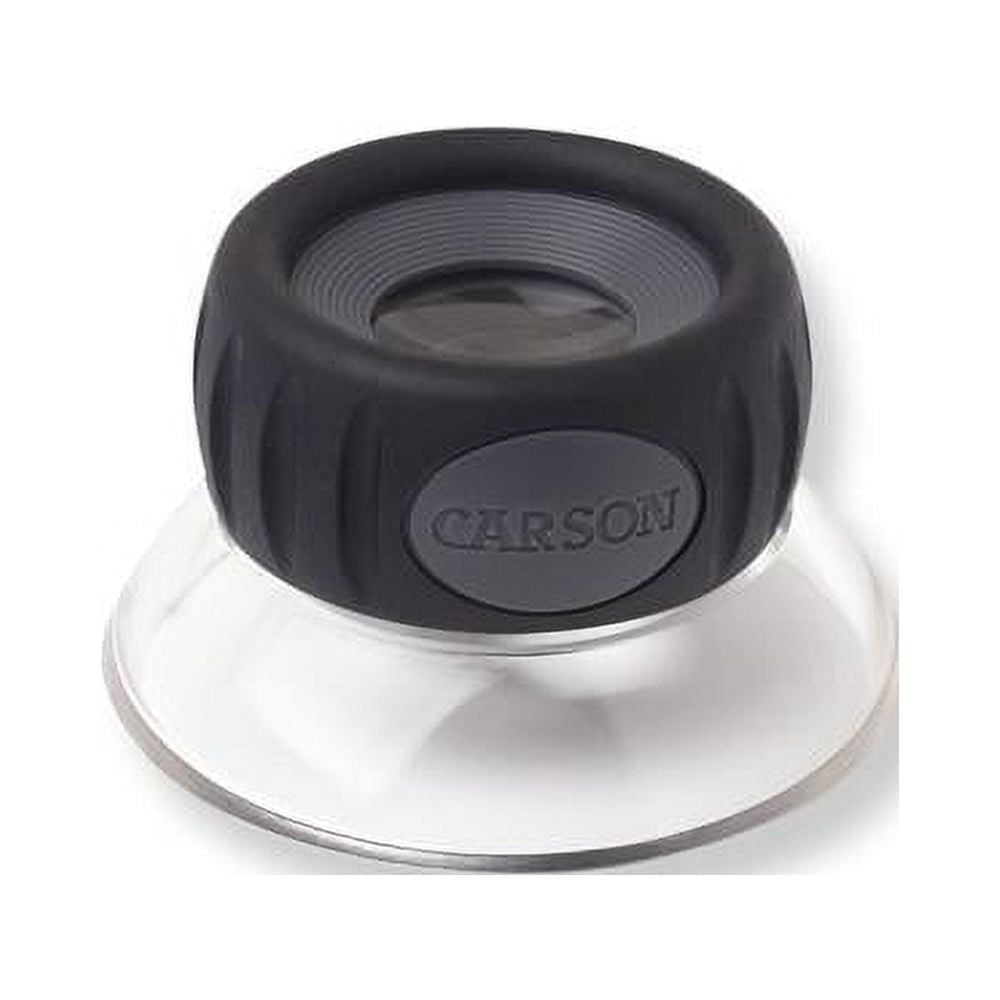 Carson Lumi-Loupe™ Plus 17.5x Magnifying Glas, Focusable Stand Loupe Magnifier (LO-15)