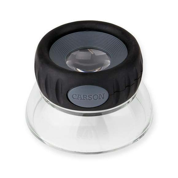 Carson LumiLoupe™ Plus 10.5x Power 1″ Focusable Stand Loupe Magnifier