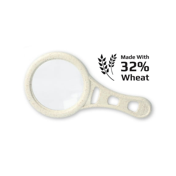 Carson MagnetMag Wheat Magnifier 3x Magnification with 6x Spot Lenses Attaches to Metal Surfaces like Refrigerators