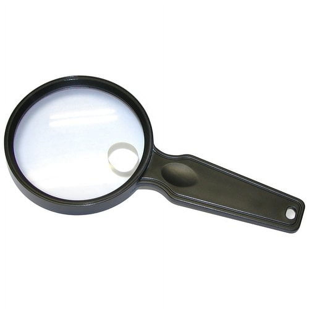 Carson MagniView 2x Handheld Magnifier with 4.5x Spot - 3.5 Acrylic Lens  (DS-36) 