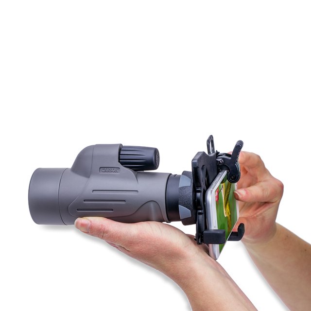 Carson MonoPix Smartphone Digiscoping Adapter Bundle, 8x42mm Waterproof ...