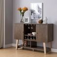 thumbnail image 1 of Carson Multi-Storage Wood Buffet, Walnut Oak and Weathered Sand, 1 of 6
