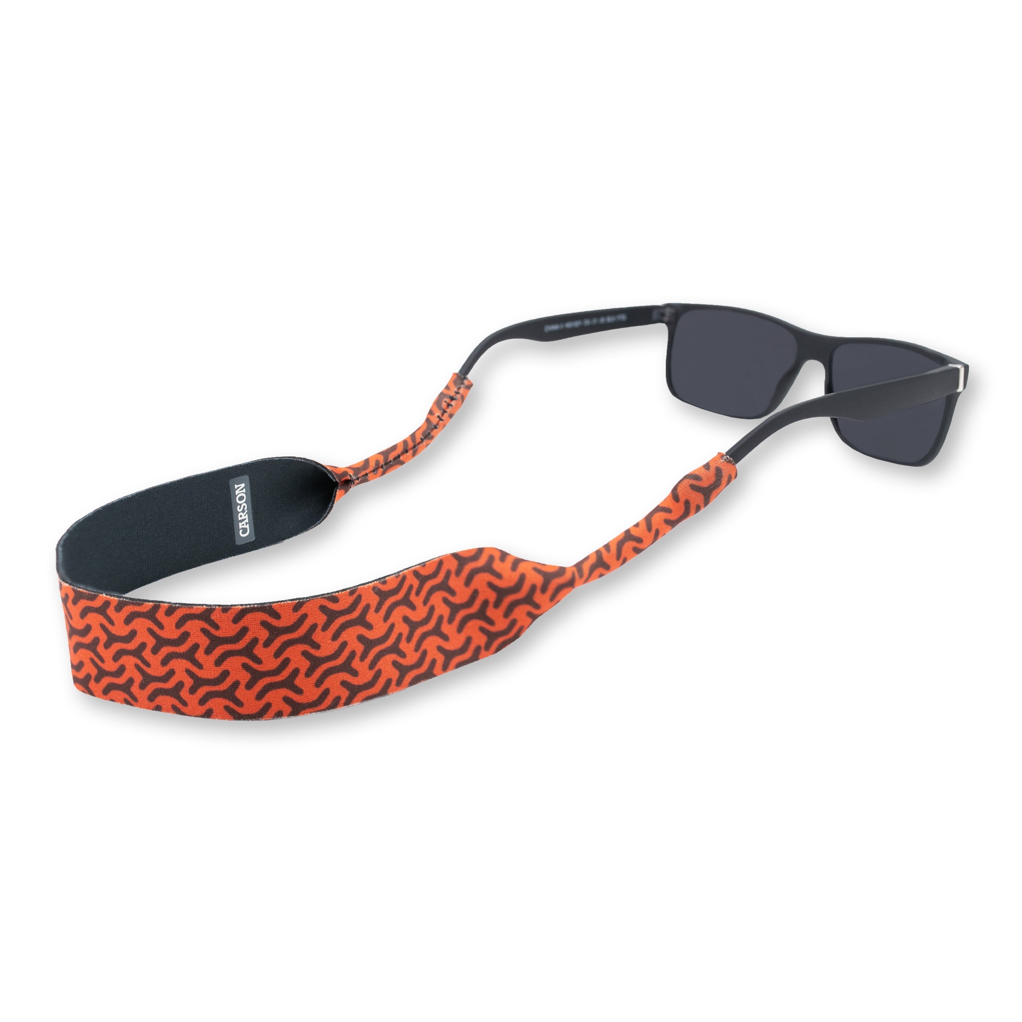 Carson Neoprene Eyewear Retainer- Sunset Orange Comfortable Glasses ...