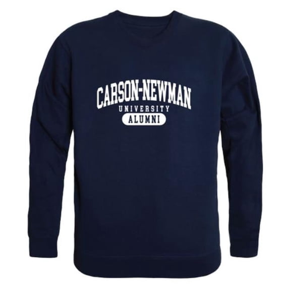 Carson-Newman University Eagles Alumni Fleece Pullover Crewneck Sweatshirt, Navy - Extra Large