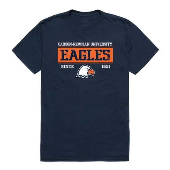 Carson-Newman University Eagles College Established T-Shirt, Navy - Medium