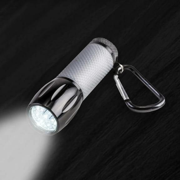 Carson LEDSight Pro Mini LED Flashlight with Glow-in-the-Dark Rubber Grip