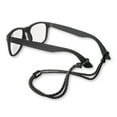 thumbnail image 1 of Carson Paracord Eyewear Retainers- Black/Reflective Grey Braided Nylon Design, 1 of 8