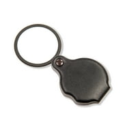 Carson Slide-Open 4x Glass Magnifier with Attached Case