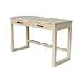 thumbnail image 1 of International Concepts Carson Solid Wood Desk with Two Drawers, 1 of 8