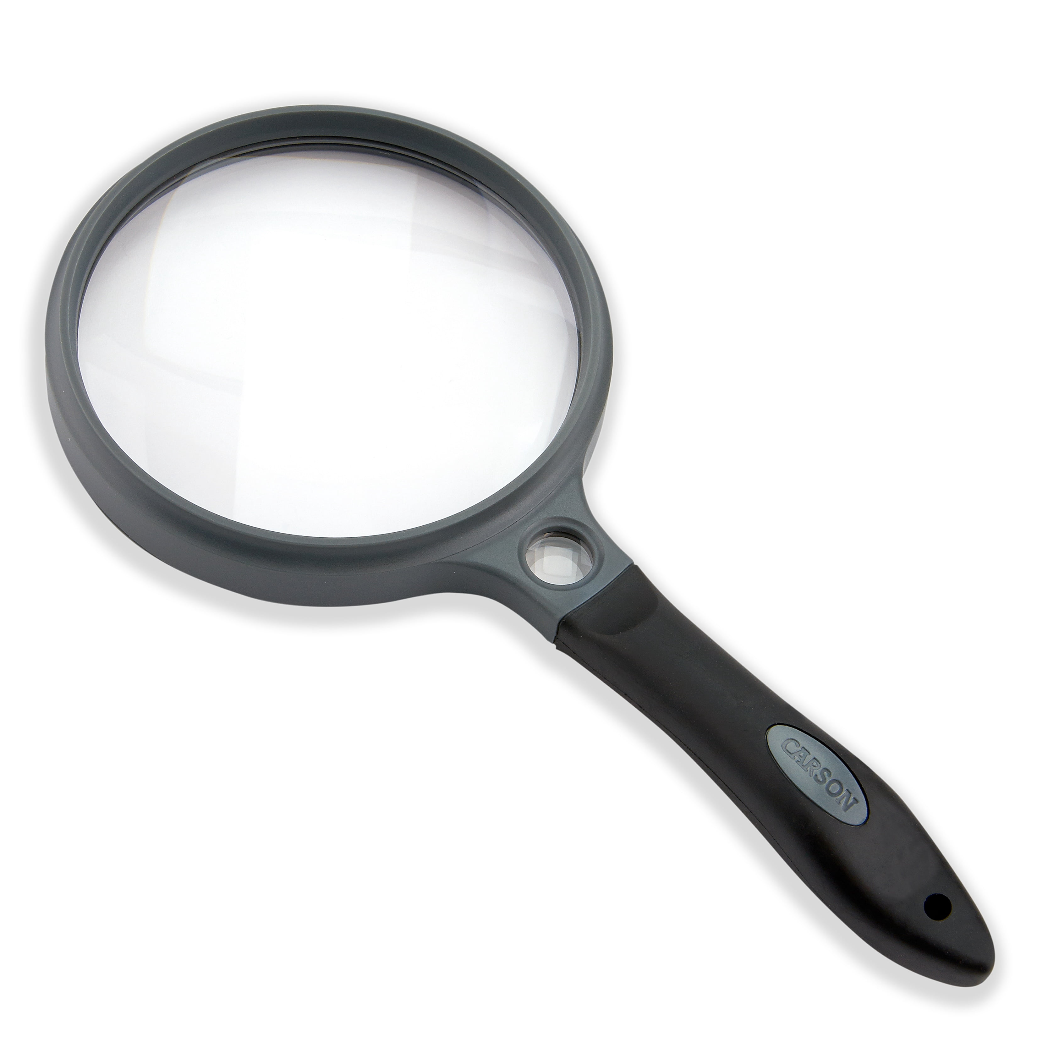 Carson Magnifying Ruler Carson SureGrip Series 4 inch 2x Magnification with 11.5x Spot Lens ...