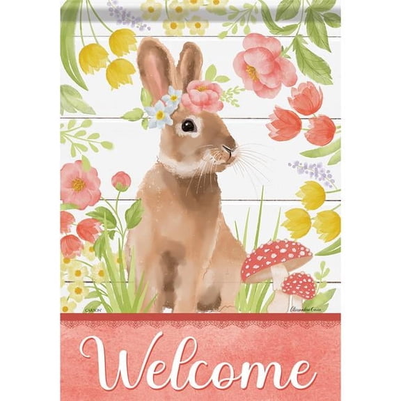 Carson Sweet Bunny Garden Flag