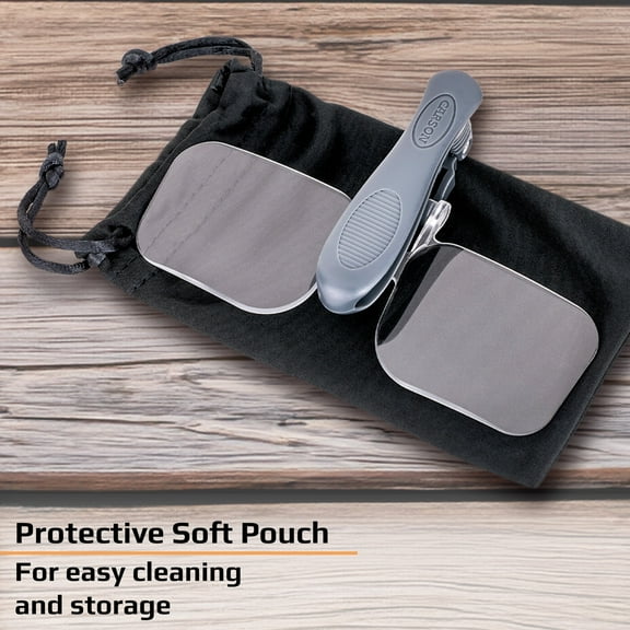 Carson VisorMag Magnifier +4.00 Diopters (2x Power) Clip-On Magnifying Glass for Hats (VM-12)