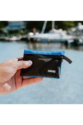Water Resistant Floating Wallet, Blue, Ideal for Beach, Boating, or Water Sports Water Resistant Travel Wallet