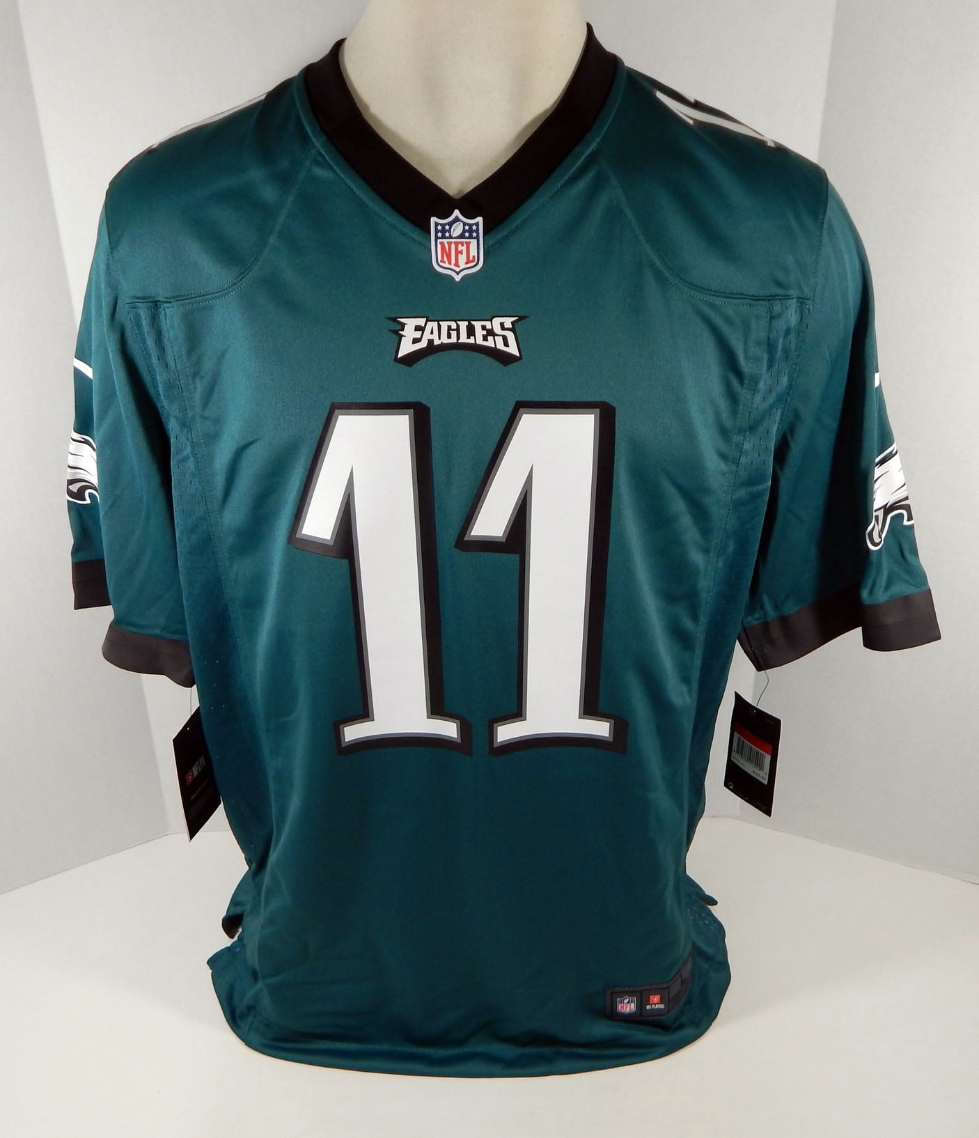 Carson Wentz Philadelphia Eagles 11 Nike Game Jersey Mens Green XL Auth Walmart