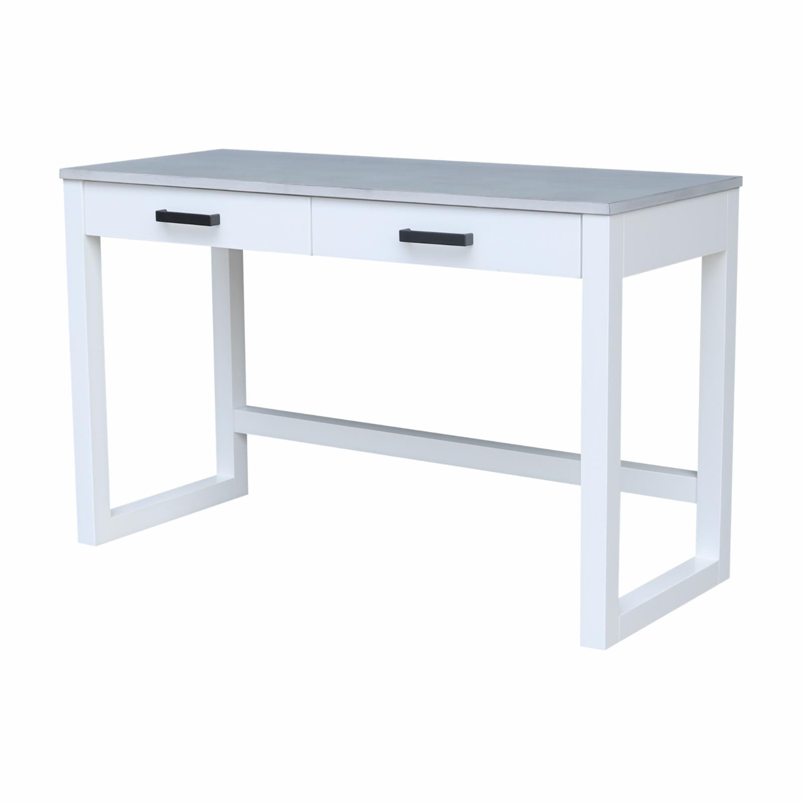 Carson Wood Desk with Two Drawers