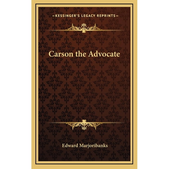 Carson the Advocate (Hardcover)
