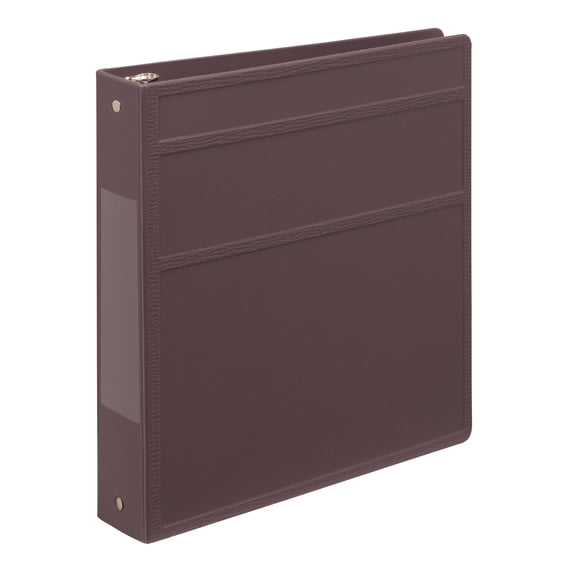 Carstens 1.5- Inch Heavy Duty 3-Ring Binder - Side Opening, Oatmeal