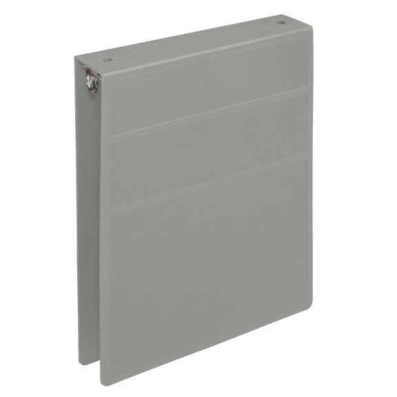 Carstens 1.5-Inch Heavy Duty 3-Ring Binder - Top Opening, Ash Gray