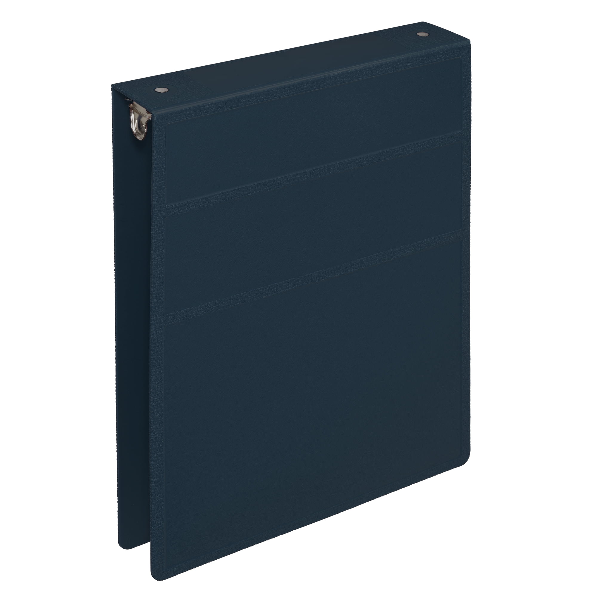 Carstens 1.5-Inch Heavy Duty 3-Ring Binder - Top Opening, Navy Blue