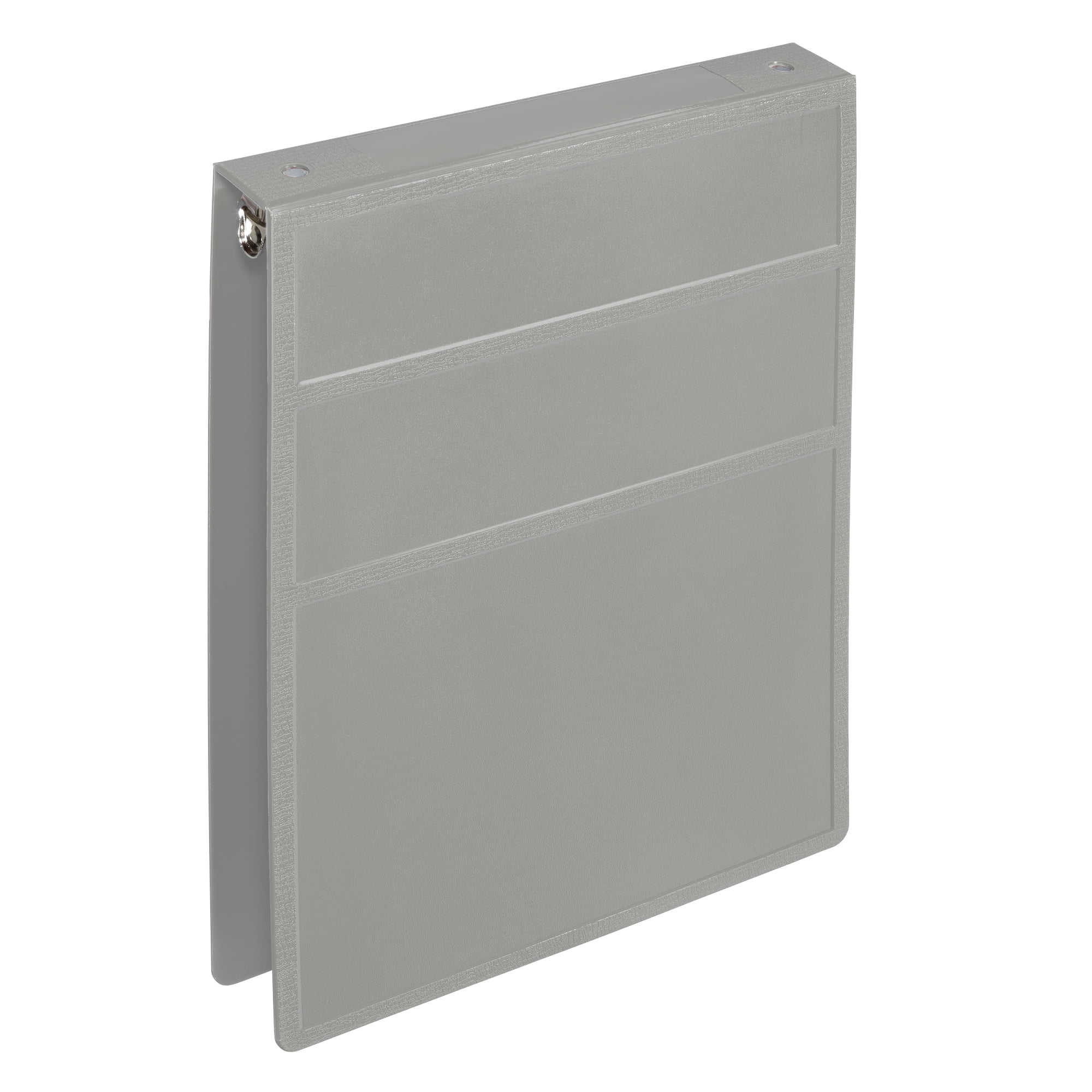 Carstens 1-Inch Heavy Duty 3-Ring Binder -Top Opening, Ash Gray