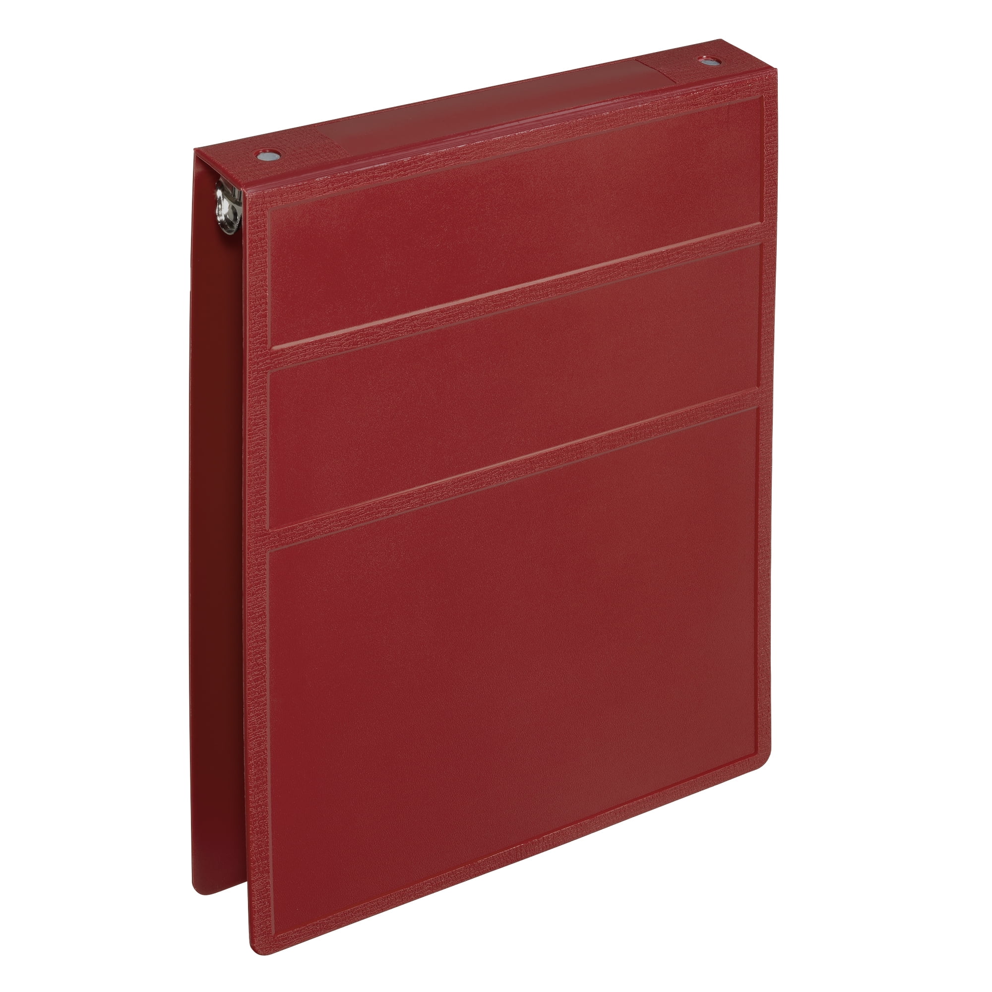 Carstens 1-Inch Heavy Duty 3-Ring Binder -Top Opening, Brick Red