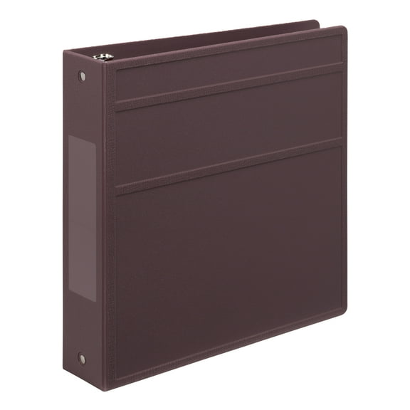 Carstens 2-Inch Heavy Duty 3-Ring Binder - Side Opening, Plum