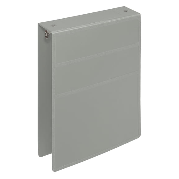 Carstens 2-Inch Heavy Duty 3-Ring Binder - Top Opening, Ash Gray