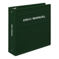 thumbnail image 1 of Carstens 3-Inch Heavy Duty 3-Ring Binder for OSHA Manuals - Side Opening, Forest Green, 1 of 5