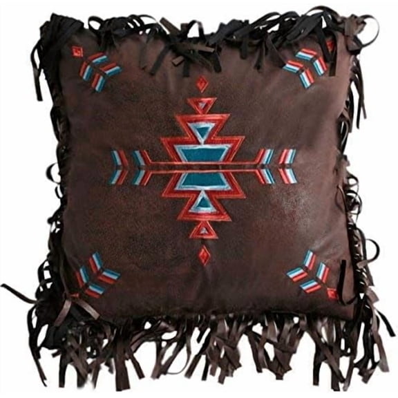 Carstens Embroidered Cross Pillow
