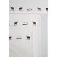 thumbnail image 1 of Carstens Embroidered Moose Rustic Sheet Set, Twin, 1 of 1