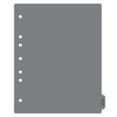 thumbnail image 1 of Carstens - Heavy Duty Infection Control Plastic Ring Binder Dividers, Side Tab, 1/9 Cut, Tab 9 Position, US Letter, Pack of 10, (8220-08) - Ideal Medical Chart Dividers for 3 Ring Binders, 1 of 1