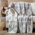 thumbnail image 1 of Hazy Gray Southwest Soft 50x60 Throw Blanket, 1 of 8