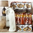 thumbnail image 1 of Carstens, Inc. Ultra Premium Super Soft Plush Sherpa Fleece Oversized Throw Blanket 54" x 68", Arrowhead Earth, 1 of 7