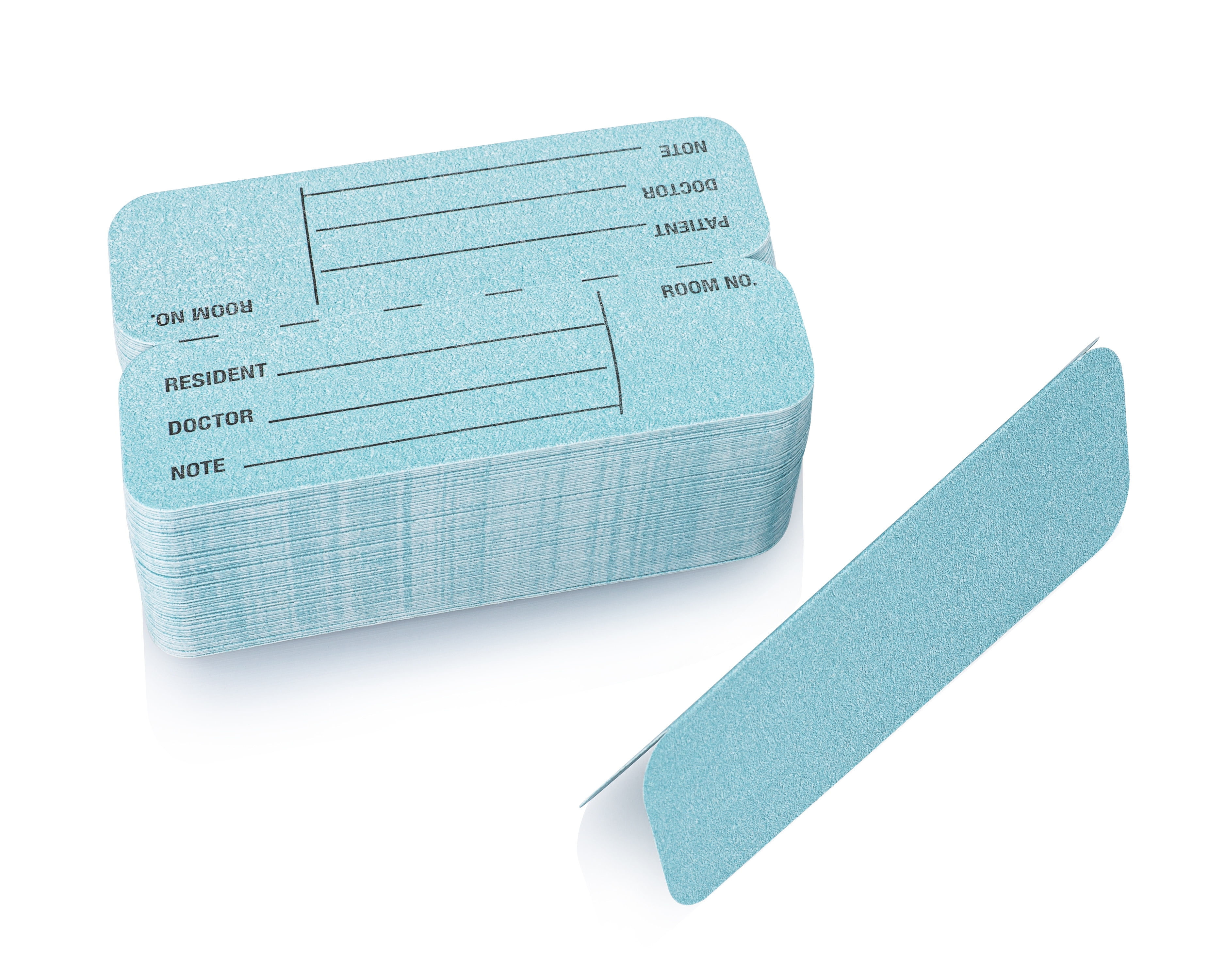 Carstens Medium Blue Patient / Doctor Preprinted ID Cards for 1.5 4” Ring Binder Spines