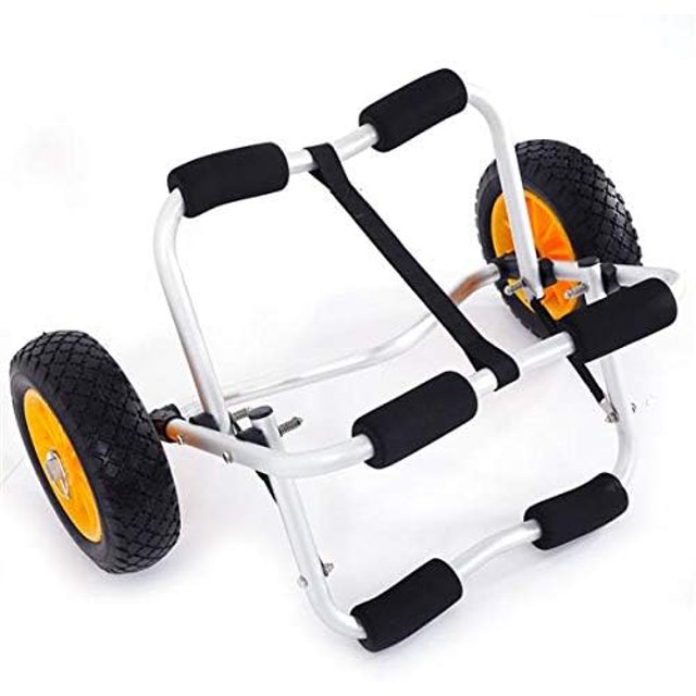 Cart Canoe Dolly Fishing Foldable Paddle Board Trolley Boat Trailer