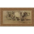thumbnail image 1 of Cart for the Wounded 24x14 Gold Ornate Wood Framed Canvas Art by Vasily Vereshchagin, 1 of 2