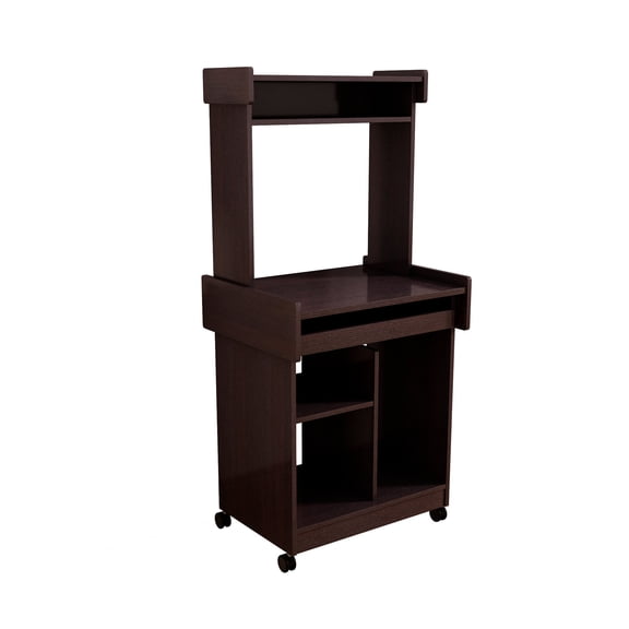 Cart with Slim Spice Storage Shelf / Suitable for Microwave and Electronic Accessories