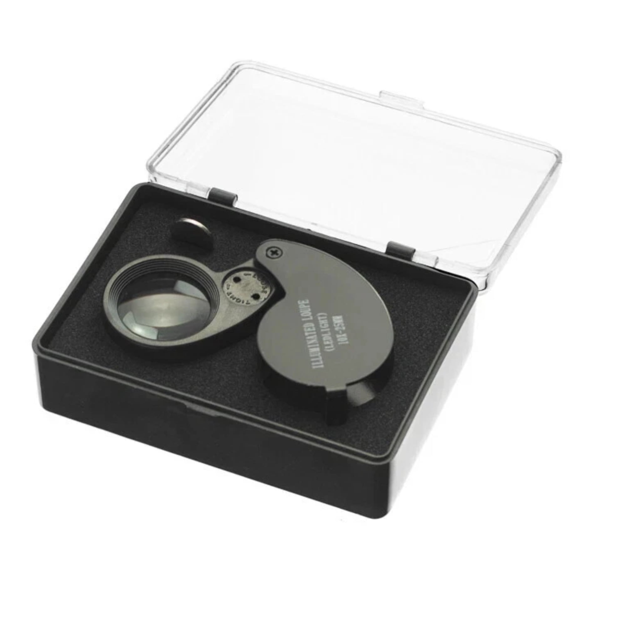 CartSaver 40X Jewelers Magnifying Glass Pocket Loupe with LED Light ...