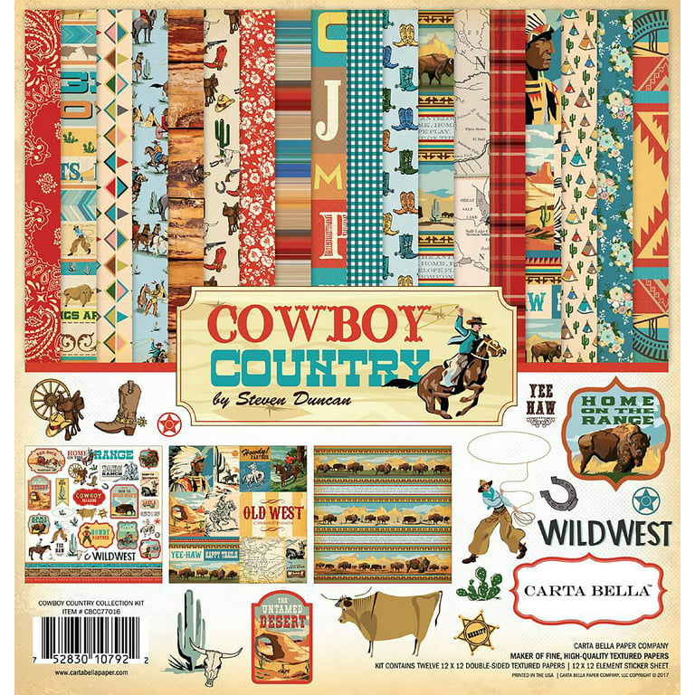 Carta Bella Collection Kit 12X12-Cowboy Country 