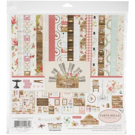 Carta Bella Collection Kit 12"X12"-Farmhouse Market