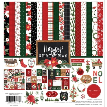 Carta Bella HAPPY CRAFTING Kit 12 Pages 2 Sided 12x12