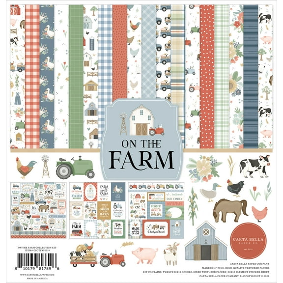 Carta Bella On The Farm Collection Kit