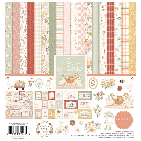 Carta Bella Collection Kit 12"X12"-Silly Goose