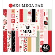 Carta Bella Double-Sided Cardmakers Mega Paper Pad 6"X6"-Be Mine
