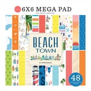 Carta Bella Double-Sided Cardmakers Mega Paper Pad 6"X6"-Beach Town