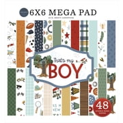 Carta Bella Double-Sided Cardmakers Mega Paper Pad 6"X6"-Thats My Boy