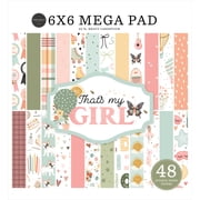 Carta Bella Double-Sided Cardmakers Mega Paper Pad 6"X6"-Thats My Girl